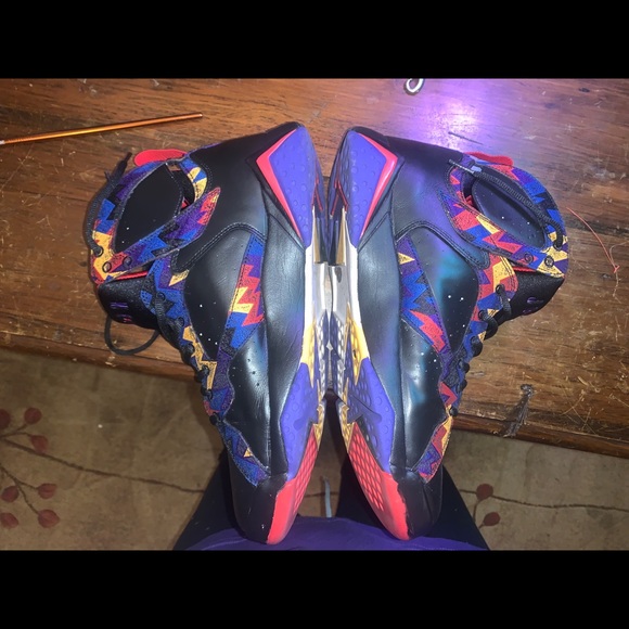 Air Jordan 7 retro "Ugly Sweater" kustom black - Picture 2 of 8